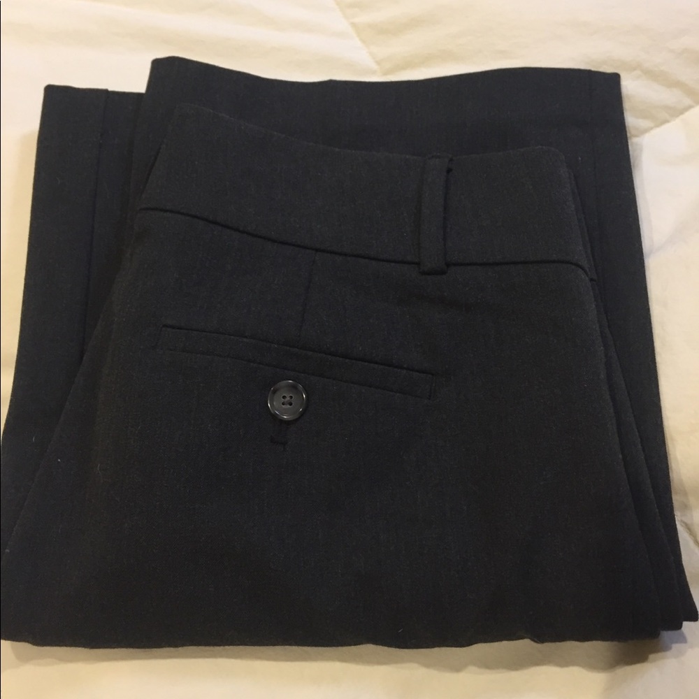 Loft Zoe trouser, size 2 short, charcoal gray